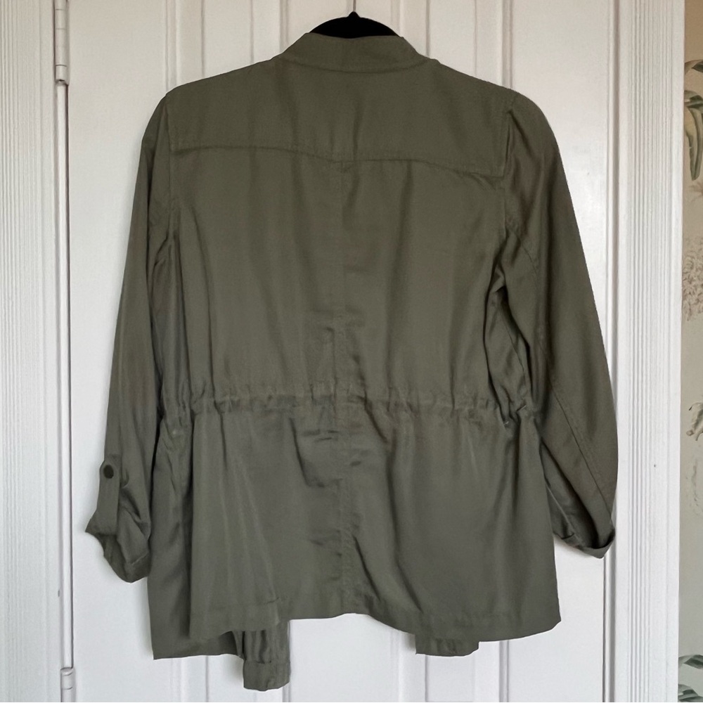 LOFT Green Utility Jacket - Picture 4 of 5